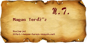 Magas Teréz névjegykártya